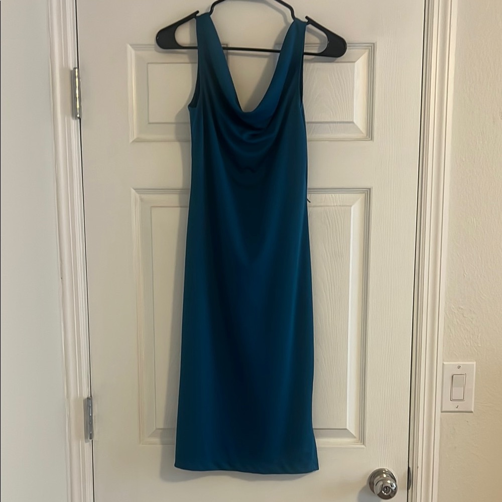 Rampage Teal Sleeveless Dress